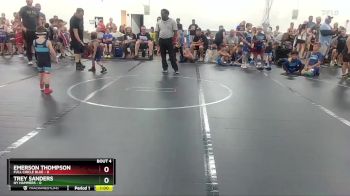 40 lbs Round 2 (6 Team) - Trey Sanders, NY Hammers vs Emerson Thompson, Full Circle Blue