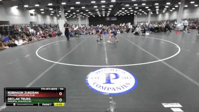 110 lbs Cons. Round 3 - Declan Trueg, Immortal Athletics WC vs Robinson Zukeran, Stallions Wrestling Club