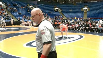 215 lbs Quarterfinals (8 Team) - Jimmy Mastny, Woodstock (Marian) vs Henry Kalis, New Lenox (Providence Catholic)