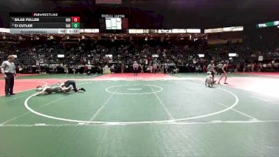 130 lbs Quarterfinal - Silas Fuller, GEN3 vs Tj Cutler, EAG2