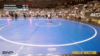85 lbs Consi Of 16 #1 - Bodhi Thompson, Mile High Wrestling Club vs Greyson Maxwell, Hawkeye Wrestling Academy