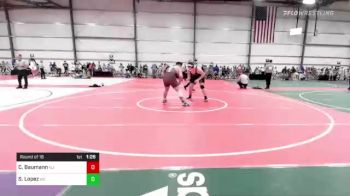 285 lbs Round Of 16 - Cameron Baumann, NJ vs Sebastian Lopez, KS