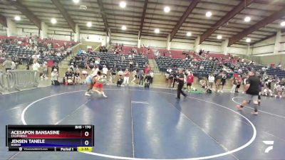 170 lbs Champ. Round 1 - Acesapon Bansasine, California vs Jensen Tanele, Hawaii