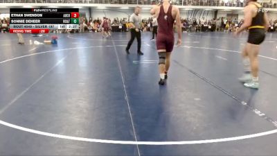 Silver 197 lbs Champ. Round 1 - Sonnie Deheer, Rochester Community & Tech. College vs Ethan Swenson, Augsburg College