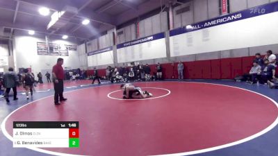 120 lbs Round Of 32 - Johnny Olmos, Clovis North vs Gerardo Benavides, Bakersfield