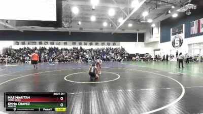 115 lbs Cons. Round 2 - Emma Chavez, Arroyo vs Mae Maaytah, Yorba Linda