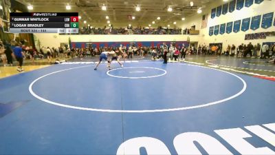 144 lbs Semifinal - Logan Bradley, Coeur D Alene vs Gunnar Whitlock, Lewiston