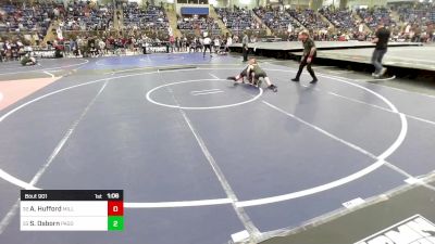100 lbs Round Of 64 - Andrew Hufford, Milliken Middle School vs Stetson Osborn, Pagosa Pirates