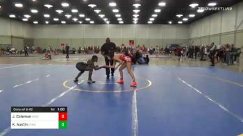 123 lbs Consolation - Jayde Coleman, Ascend Wrestling Academy vs Khylie Austin, Okwa