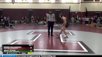 JV-35 lbs Quarterfinal - Rowen Shaughnessy, Cedar Rapids Washington vs Brady Schaul, West Delaware, Manchester