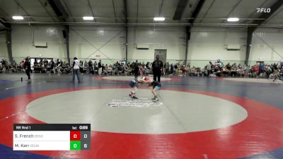 50 lbs Rr Rnd 1 - Sutton French, Dendy Trained Wrestling vs Mason Karr, Roundtree Wrestling Academy - (A)