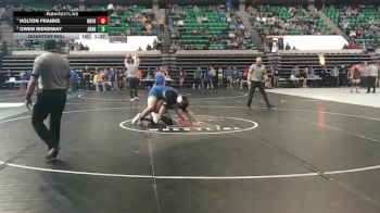 5A 215 lbs Quarterfinal - Kolton Franks, West Point High School vs Owen Ridgeway, Arab