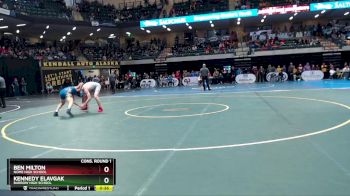 140 lbs Cons. Round 1 - Kennedy Elavgak, Barrow High School vs Ben Milton, Nome High School