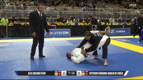 Deyvson Fernando Araujo De Souza vs Alex Liscano Filho 2025 Pan Jiu Jitsu IBJJF Championship