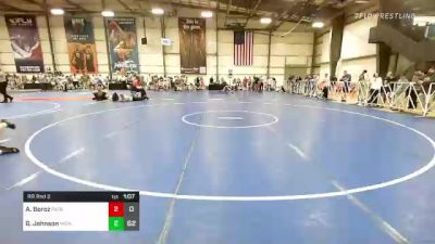 154 lbs Rr Rnd 2 - Aiden Boroz, Patriot USA Wrestling Club vs Gabe Johnson, Micky's Maniacs Blue