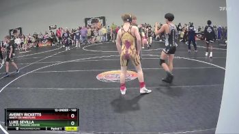 140 lbs Quarterfinal - Averey Ricketts, Ninety Six Wrestling vs Luke Sevilla, KC Elite Training Center