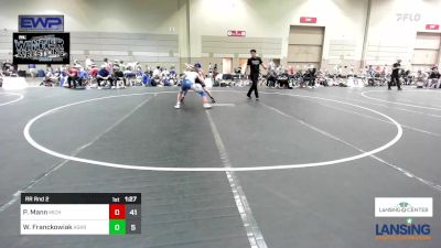 125 lbs Rr Rnd 2 - Parker Mann, Michigan Premier WC - (A) vs Wyatt Franckowiak, Askren Wrestling Academy - (C)