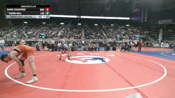 3A-165 lbs Champ. Round 1 - Owen Hill, Lovell vs Dane Crabtree, Newcastle