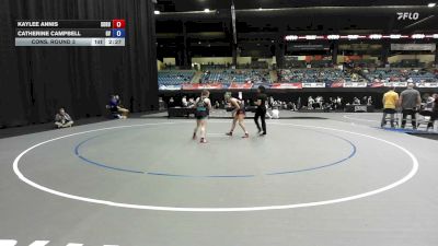 124 lbs Cons. Round 3 - Catherine Campbell, Grand View vs Kaylee Annis, Southern Oregon