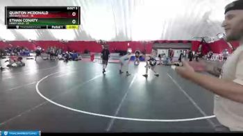 170 lbs Round 2 (4 Team) - Quinton McDonald, Onconto Falls vs Ethan Conaty, LeRoy Gold