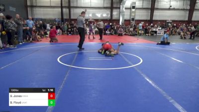 130 lbs Quarterfinal - Giannas Jones, Kraken vs Brooklynn Floyd, Unattached