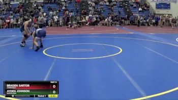 190 lbs Cons. Round 5 - Braden Sartor, SANDUSKY vs Ayden Johnson, NAPOLEON