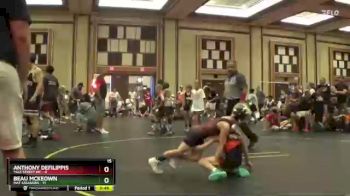 52 lbs Quarterfinals (8 Team) - Anthony Defilippis, Yale Street WC vs Beau McKeown, Mat Assassins