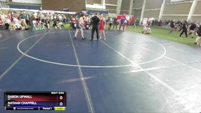 138 lbs Cons. Round 2 - Daron Upwall, UT vs Nathan Chappell, ID