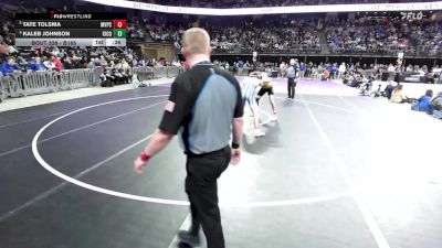 Cons. Round 3 - Tate Tolsma, Mount Vernon/Plankinton/Corsica-Stickney vs Kaleb Johnson, Kingsbury County