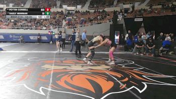128-D2 Quarterfinal - Peytin Corbell, Morenci High School vs Taizly Newman, Round Valley High School