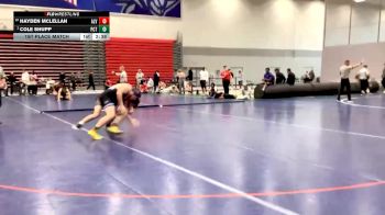 184 lbs 1st Place Match - Cole Shupp, Pennsylvania College Of Technology vs Hayden McLellan, Alvernia University