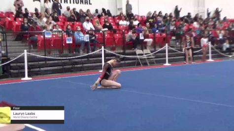 Lauryn Laabs - Floor, World Champ Centre - 2021 Region 3 Women's Championships