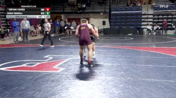 285 lbs 5th Place - Bryan Caves, Central Michigan vs Josh Terrill, Michigan State