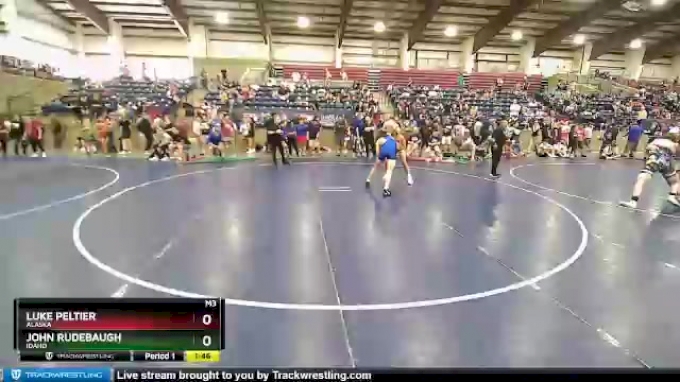 160 lbs Cons. Round 3 - Luke Peltier, Alaska vs John Rudebaugh, Idaho