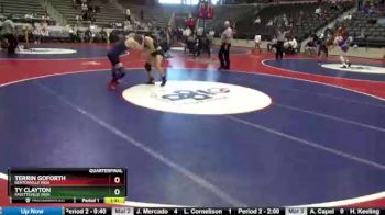 6 lbs Quarterfinal - Ty Clayton, Fayetteville High vs Terrin Goforth, Bentonville High