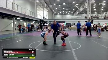 84 lbs Round 6 (8 Team) - Elijah Gill, U2 Upstate Uprising vs Cole Davey, Revival