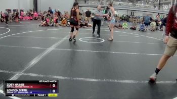 145 lbs Placement (4 Team) - Zoey Haines, Central Pennies Power vs London Smith, Crown City Queens Red