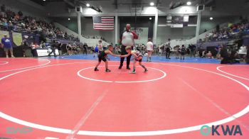 61 lbs Quarterfinal - Josias Henley, Skiatook Youth Wrestling vs Kash Pigeon, Hulbert