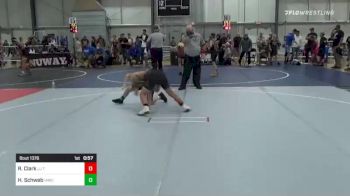 98 lbs 3rd Place - Riley Clark, JJ Trained vs Hendrix Schwab, Iawc