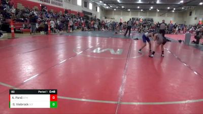 80 lbs Round 3 - Sawyer Viebrock, St. Croix Falls vs Abrielle Pardi, STMA