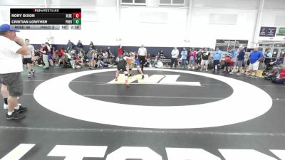 160 lbs Quarterfinal - Rory Dixon, Rebellion-HS vs Cristian Lowther, Pheonix Wrestling-Red-HS
