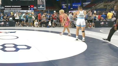 138 lbs Cons. Rd Of 32 - Dominic Rodriguez, Florida vs Riggin Montgomery, Idaho