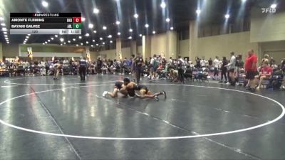 120 lbs Round 3 (6 Team) - Amonte Fleming, Black Hive #3 vs Bayani Galvez, Assassins Black