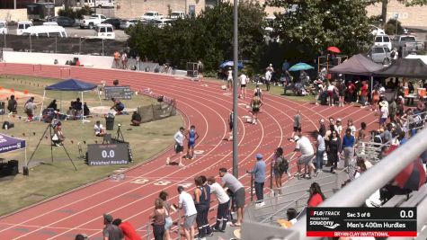 Men's 400m Hurdles, Finals 3