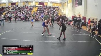 90 lbs Round 2 - Bentley Walker, Cane Bay Cobras vs Kingston Griffin, Ninety Six Wrestling