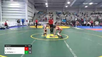 132 lbs Prelims - Joey Buttler, Indiana Outlaws Red vs Ben Williams, Grit Mat Club HS