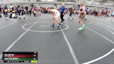 140 lbs Placement (4 Team) - Gannon Beach, Revival Uprising Black vs Jax Meyer, Iron Horse