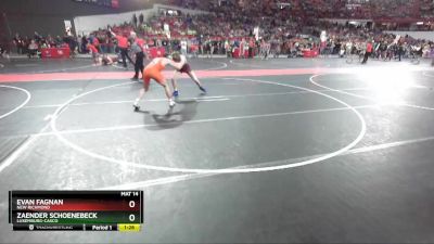 160 lbs Champ. Round 1 - Evan Fagnan, New Richmond vs Zaender Schoenebeck, Luxemburg-Casco