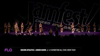 Encore Athletics-Junior Havok - Exhibition All Star Cheer Team Level 4 - The JAMfest 2015