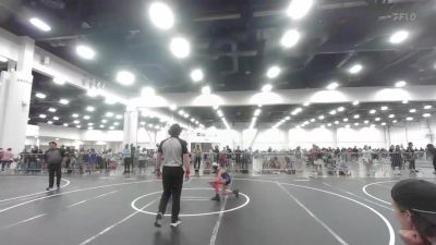 80 lbs Quarterfinal - Hazel Lechiara, Mantanona TC vs Ava Guymon, Carlsbad Combat WC